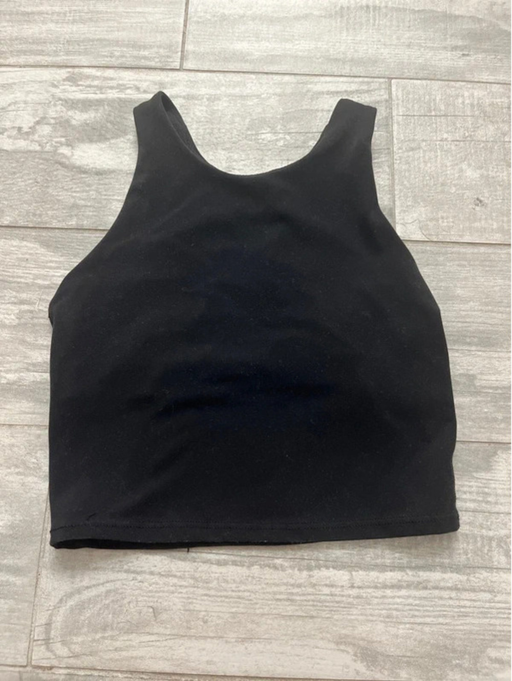 Athleta Girl Razorback Black Tank